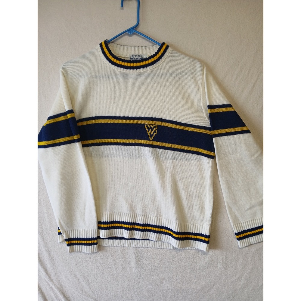 Vintage west Virginia University sweater made in USA size medium college